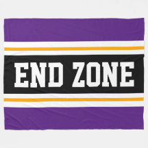 END ZON Bold Lila Gult Black Football Rand