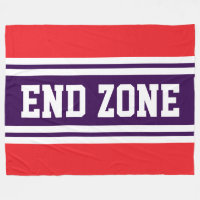 END ZON Bright Red Lila White Football Rand