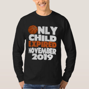 Enda barn avliden november 2019 Basket Nyfödd T Shirt
