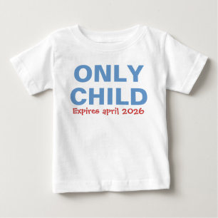 Enda barn utgår rolig blå storebror småbarn t shirt