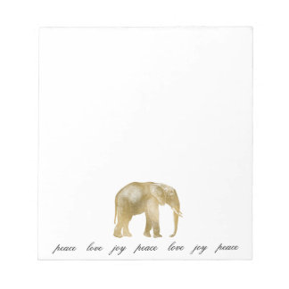 Endangerment African Safari Elephant Anteckningsblock