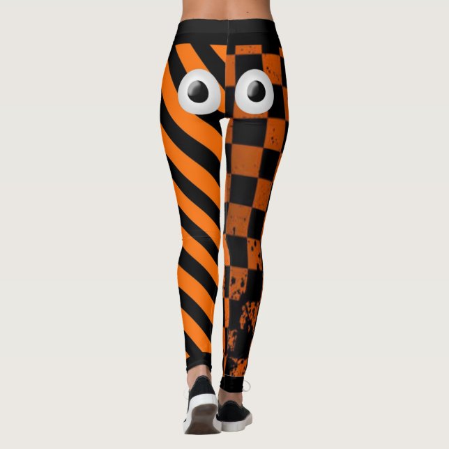 Endast 1/2 Crazy Eyebollar Leggings (Baksida)