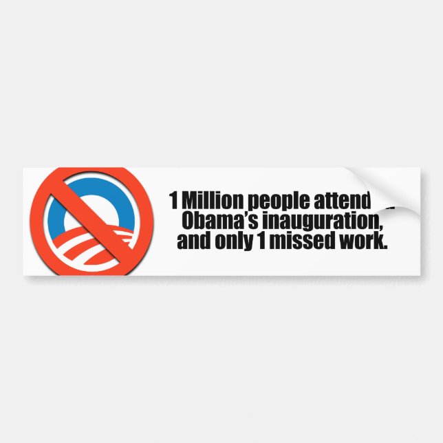 Endast 1 person felande arbete bildekal (Framsidan)