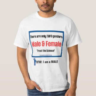 Endast 2 Genders t-shirt ~ Endast för MALES