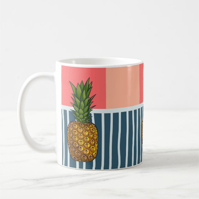 "Endast ananas" | kvick Kaffemugg (Vänster)