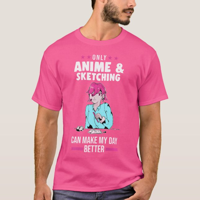 Endast animerad skiss kan skissera t shirt (Framsida)