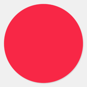 Endast Anpassad design-produkter för Bright Red Fä Runt Klistermärke