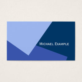 Endast bakgrunden till Färg - blå + dina idéer Visitkort