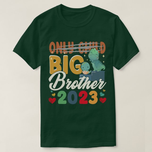 Endast barn korsade storebror 2023-graviden t shirt (Design framsida)