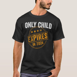 Endast barn löper ut 2024 - Lustigt New Syskon Bab T Shirt