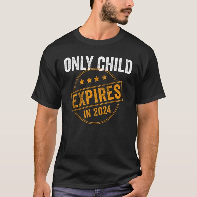 Endast barn löper ut 2024 - Lustigt New Syskon Bab T Shirt (Framsida)