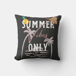 Endast Beach för Cute Summer Vibes Kudde