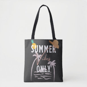 Endast Beach för Cute Summer Vibes Tygkasse