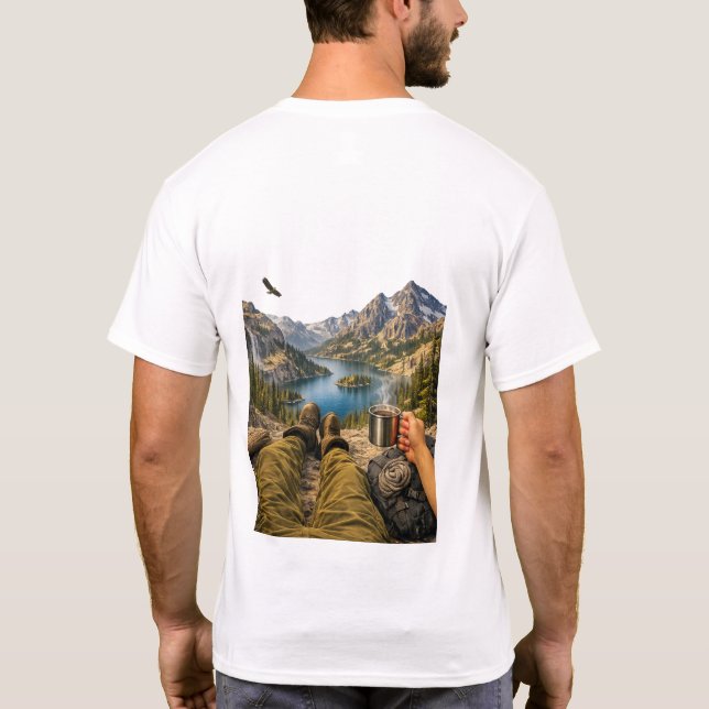 Endast bergsvibbar t shirt (Baksida)