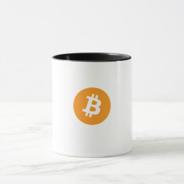 Endast Bitcoin Logotyp Image Mugg