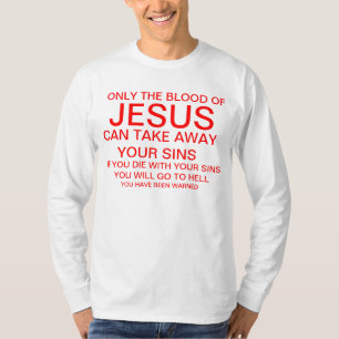 Endast blod av Jesus Tröja