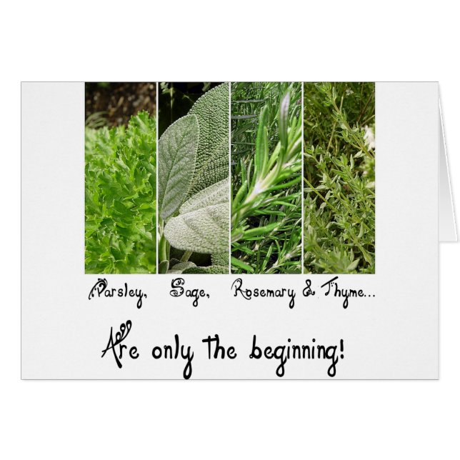 Endast börjankortet hälsningskort (Framsidan Horizontal)