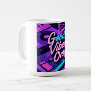 Endast bra bilder - Retro 80-talets nyskapande Vin Kaffemugg