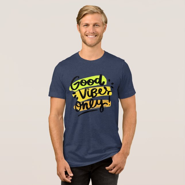 Endast bra bilder - Retro Typography Tee (Framsida Full)