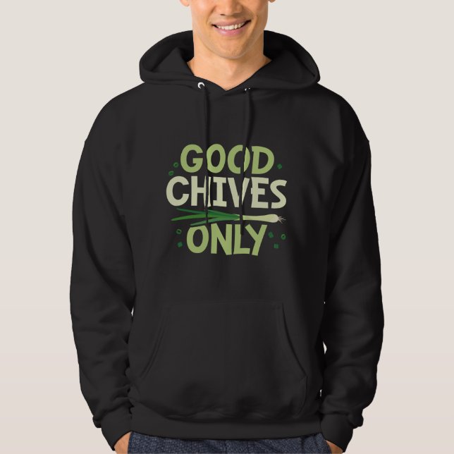 Endast bra Chives Hoodie (Framsida)