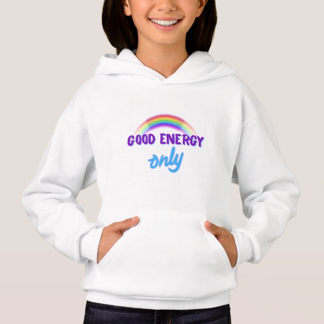 Endast bra energi - positiv återköpsoffert t shirt (Framsida)
