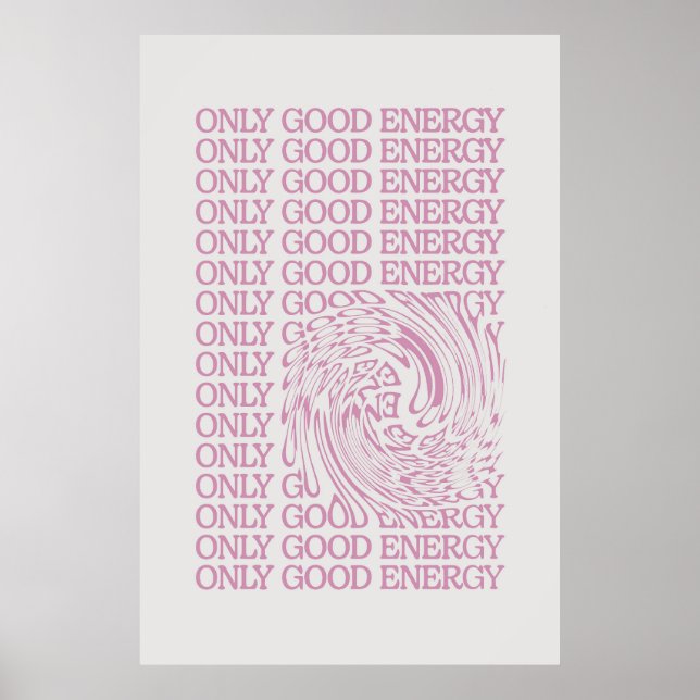 Endast Bra Energy Poster (Framsidan)