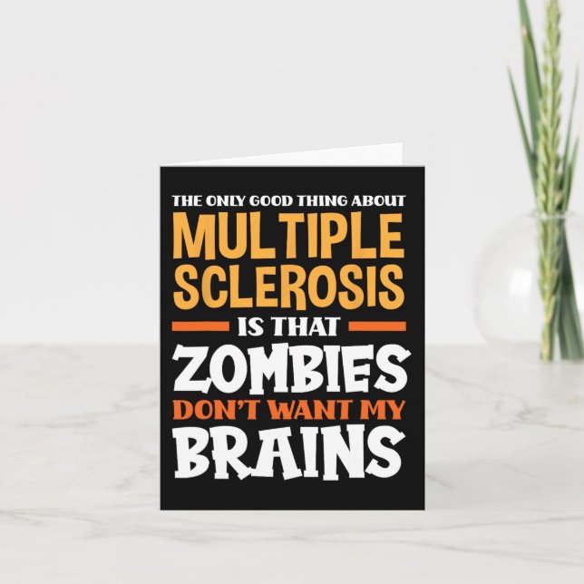 Endast Bra Sak om Många Sclerosis Roligt Kort (Framsida)