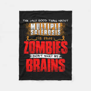 Endast Bra Sak Om Många Sclerosis Zombies 1 Fleecefilt