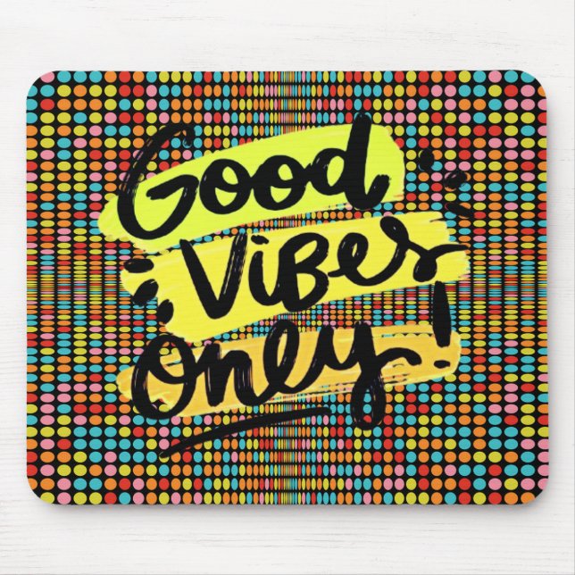Endast Bra Vibbar Pop Art Musmattor (Framsidan)