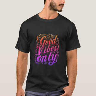 Endast bra vibbar Skriptnyckelringar och nyckelban T Shirt