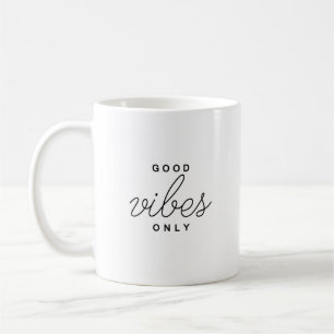 Endast bra vibes kaffemugg