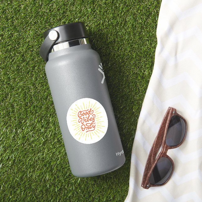 Endast bra vibes klistermärken (HydroFlask Insitu)