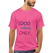 Endast bra vibes | Positiv citat T-Shirt