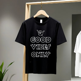 Endast bra vibes | Positiv energi och motivation T Shirt