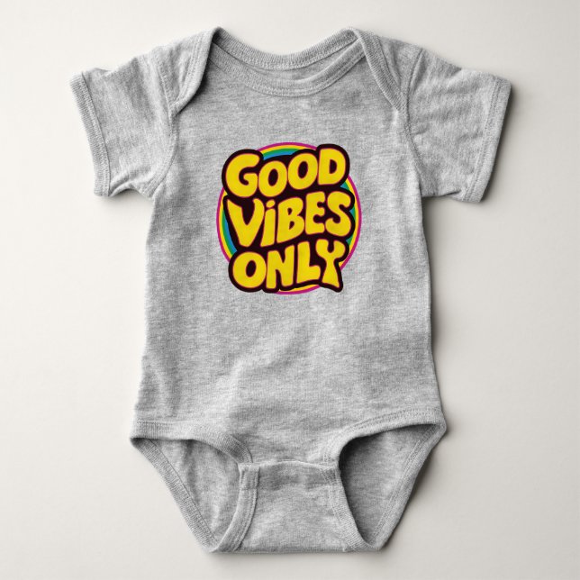 Endast bra vibes t shirt (Framsida)