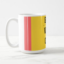 Endast bra vibrationer — 90-tals maximalistmugg kaffemugg