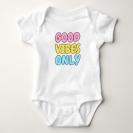 Endast bra vibrationer Baby Jersey Body T Shirt