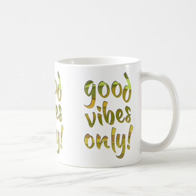 Endast Bra Vibrationer! Kaffemugg (Höger)