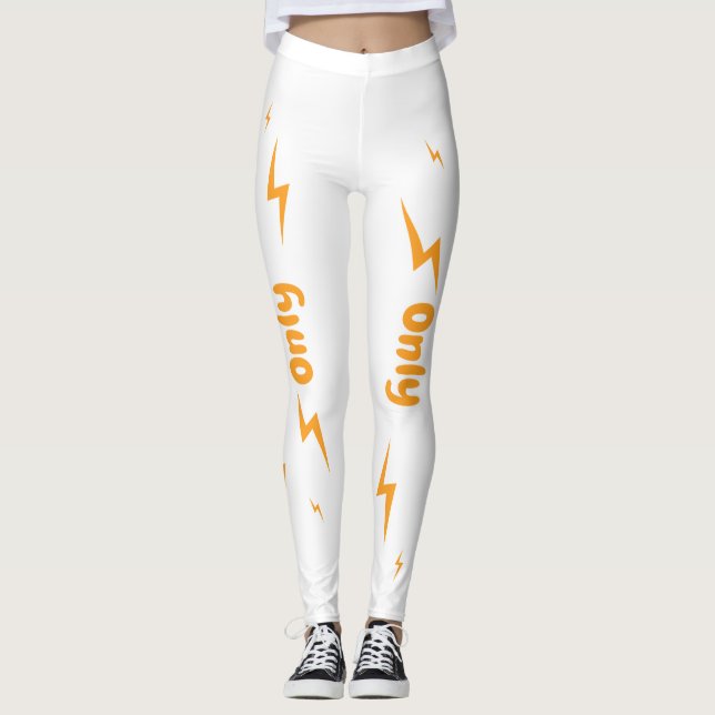 endast bra vibrationer leggings (Framsida)