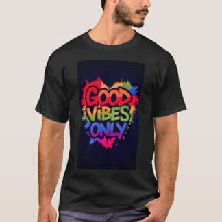 Endast bra vibrationer. t shirt