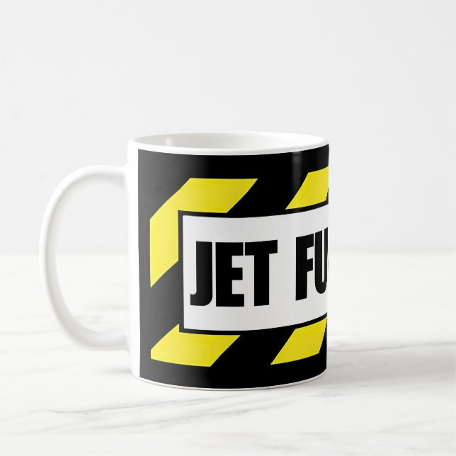 Endast bränslekaffe jet Mugg (Vänster)