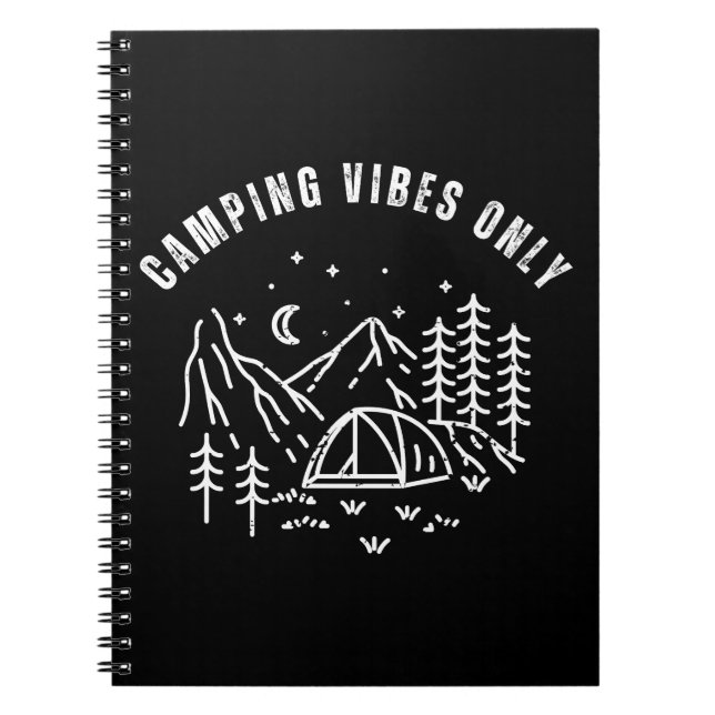 Endast Camping Vibes Anteckningsbok (Framsidan)