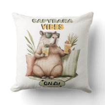 Endast Capybara Vibes - Cushion