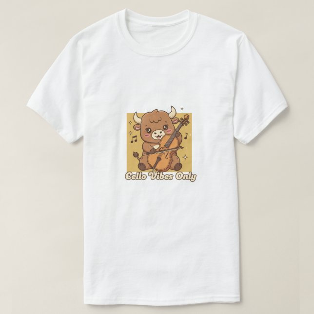 Endast cellovibbar t shirt (Design framsida)