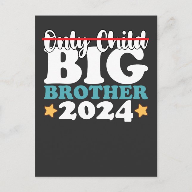 Endast Child Big Brother 2024 befordrades till Inbjudan Vykort (Framsida)