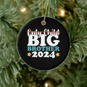 Endast Child Big Brother 2024 befordrades till Julgransprydnad Keramik