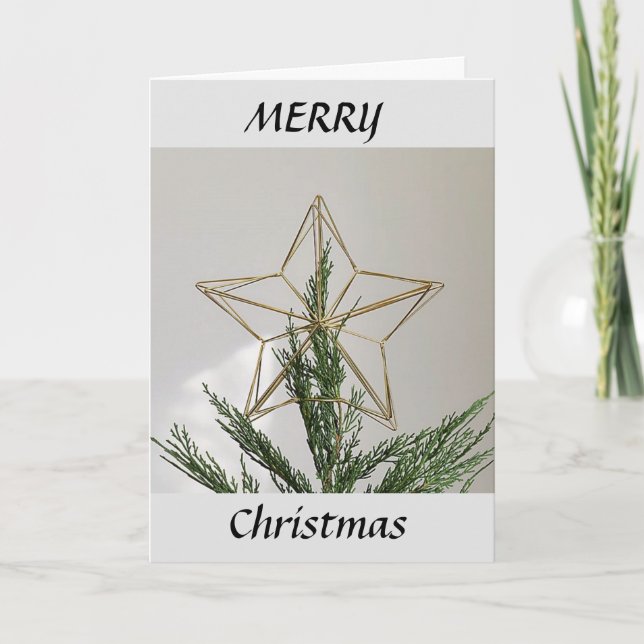 ENDAST "CHRISTMAS" TILL "SHINING STAR" KORT (Framsida)