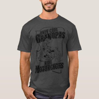 Endast Coola farfar, motorcyklar, bästa motorcykla T Shirt
