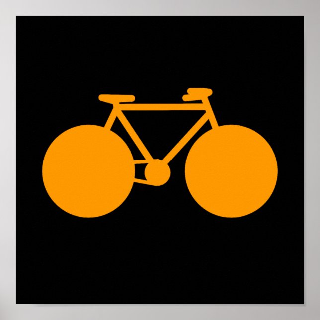 endast cyklar poster (Framsidan)