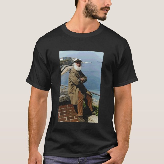 Endast dårar och hästar Farbror Albert Skådespelar T Shirt (Framsida)